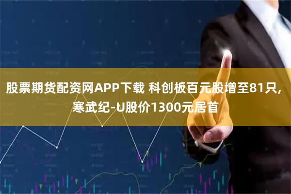 股票期货配资网APP下载 科创板百元股增至81只, 寒武纪-U股价1300元居首